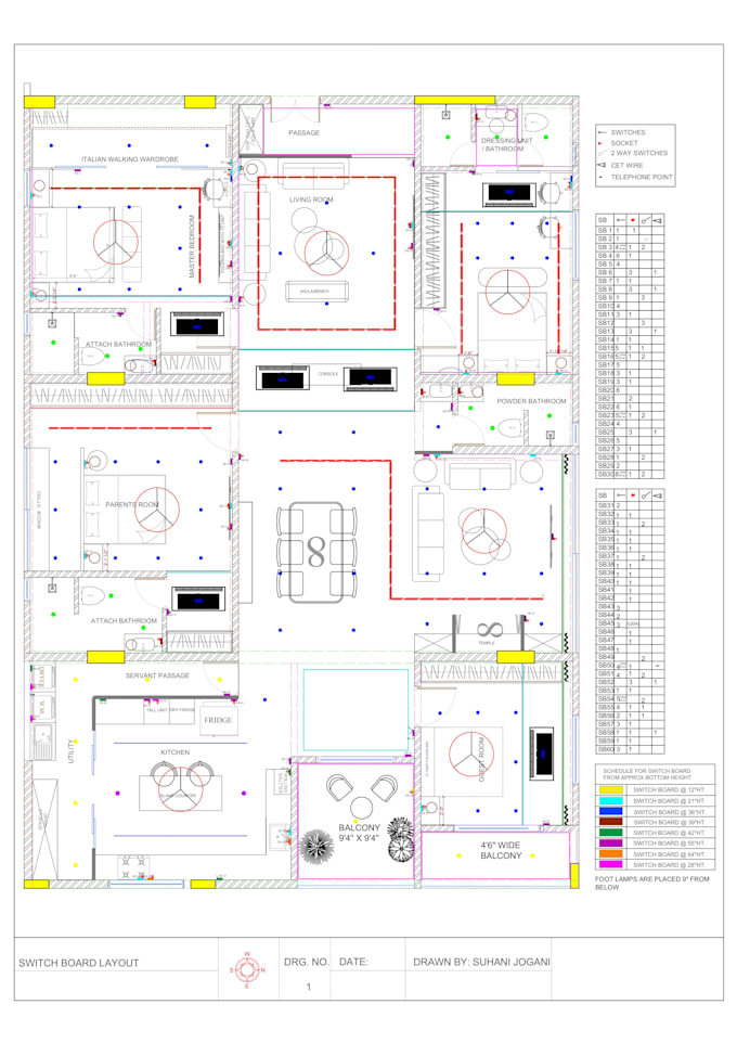 Gig Preview - Do all the interior layouts in autodesk autocad