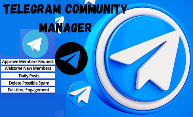 Gig Preview - Be your telegram community manager, telegram  promotion,  to get  token sales