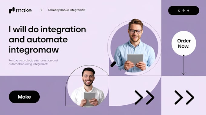 Gig Preview - Setup make com automation zapier integromat, made com make automation