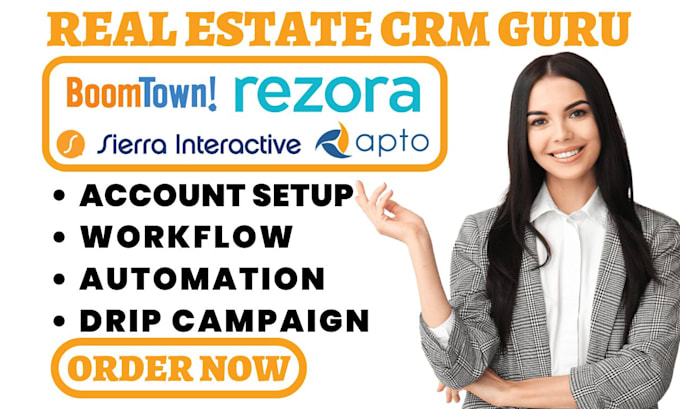 Gig Preview - Setup rezora apto boomtown sierra interactive zoho crm gohighlevel automation va