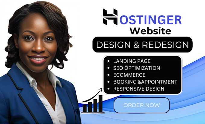 Gig Preview - Hostinger website design hostinger website redesign wordpress website design