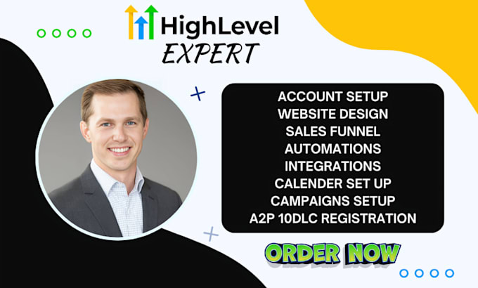 Gig Preview - Gohighlevel CRM sales funnel vapi gohighlevel course a2p 1odlc registration ghl