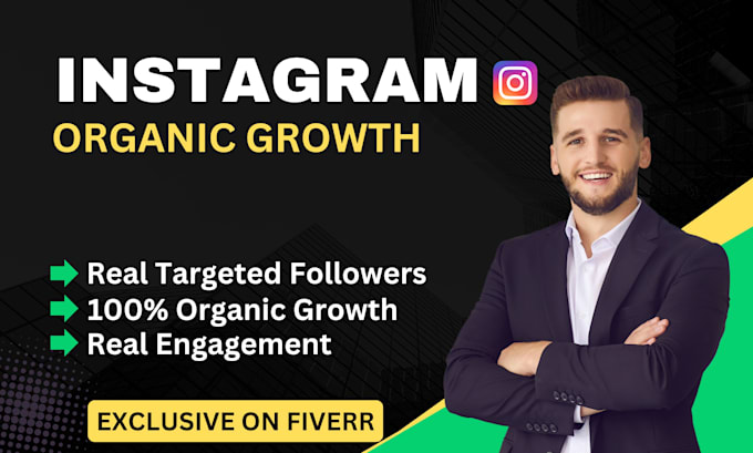 Gig Preview - Do super fast organic instagram growth and promotion to follower increase