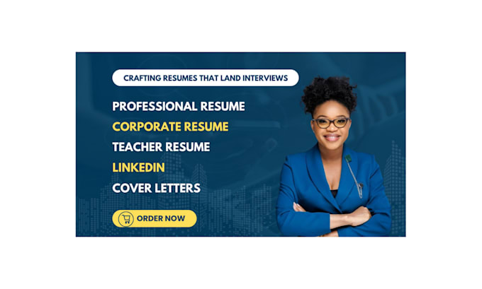 Gig Preview - Provide professional resume writing and cover letter