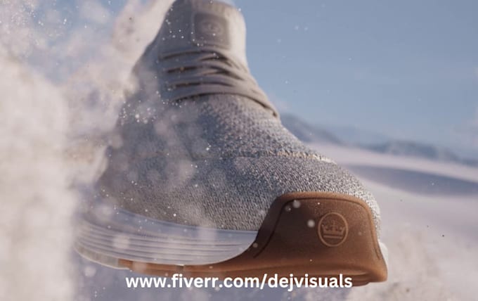 Gig Preview - 3d shoe animation 3d shoe video 3d motion graphics videos 3d footwears