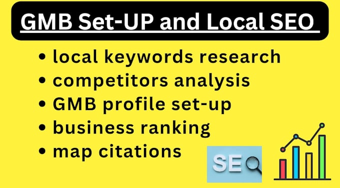 Gig Preview - Setup google my business gmb for local SEO and gmb map ranking