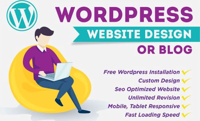 Gig Preview - Design a responsive wordpress website in 1 day hours