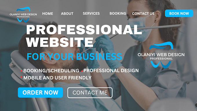 Gig Preview - Design orthodontics, wound closure, wound care website for your practice