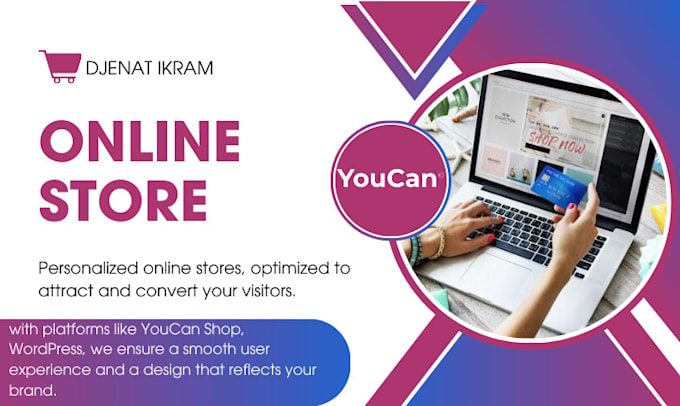 Gig Preview - Create your online store with youcan shop