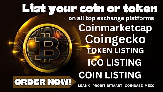 Gig Preview - Do token, ico, coin listing coinmarketcap, memecoin crypto website promotion