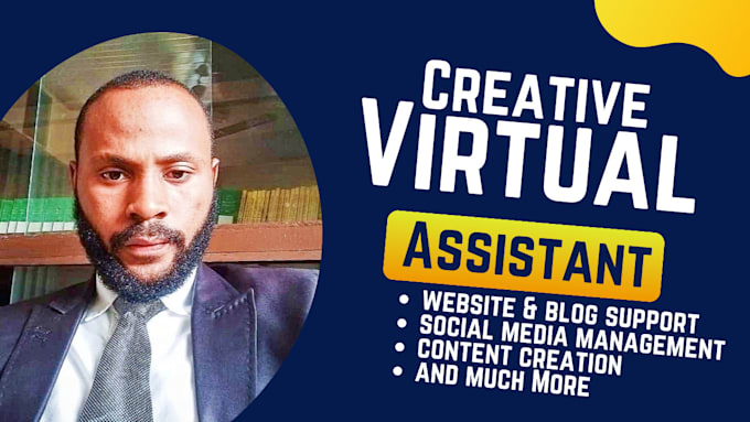 Gig Preview - Be your creative virtual assistant and executive assistant