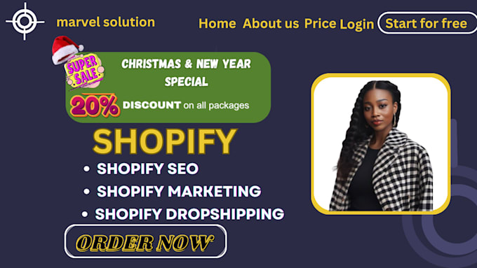 Gig Preview - Be your shopify developer to build redesign and design a dropshipping store