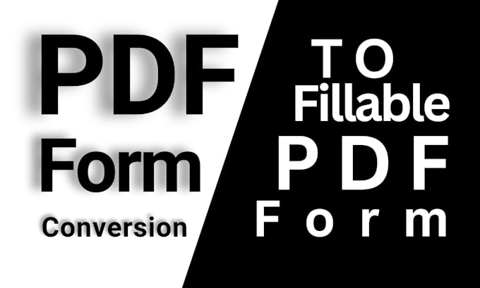 Gig Preview - Convert your PDF form to a fillable PDF form