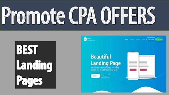 Bestseller - do cpa link promotion, cpa affiliate link, cpa landing page, sign up, click,lead