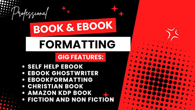 Gig Preview - Be your ebook ghostwriter on self help, memoir and kdp book editing, formatting