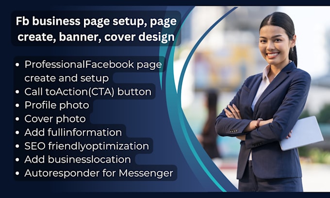 Gig Preview - Fb business page setup, page create, banner, cover design