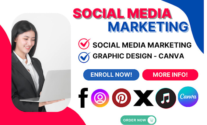 Bestseller - be your social media marketer, and canva designer expert