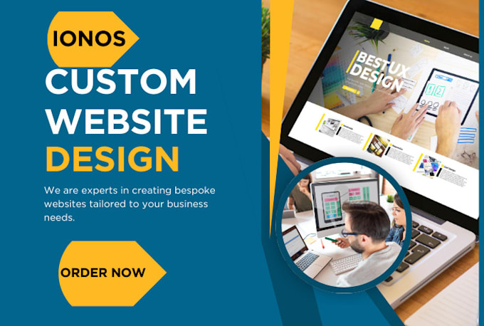 Gig Preview - Website design ionos website redesign ionos website seo set up