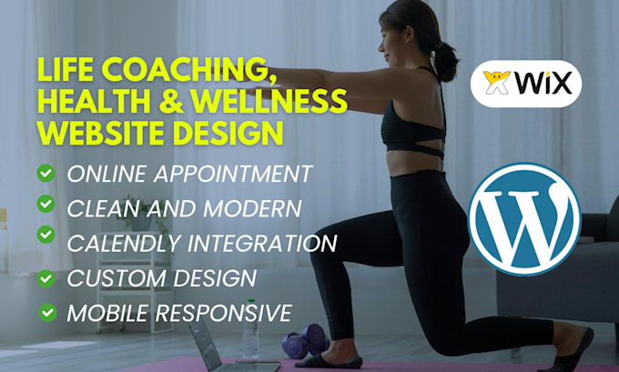 Bestseller - create a professional health coaching website, wellness center website