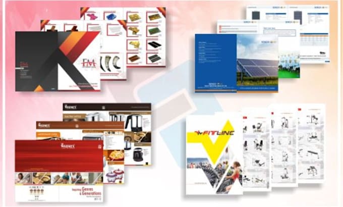 Gig Preview - Design promotional product catalog, lookbook, linesheet, catalogue, flyer