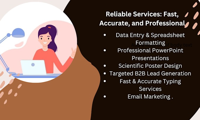 Bestseller - deliver accurate data entry, email campaigns, typing service