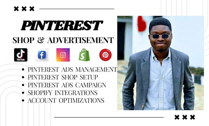 Gig Preview - Pinterest marketing promotion ads campaign shopify marketing integration setup