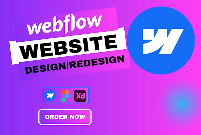 Gig Preview - Design, redesign, fix a responsive webflow website, convert figma to webflow