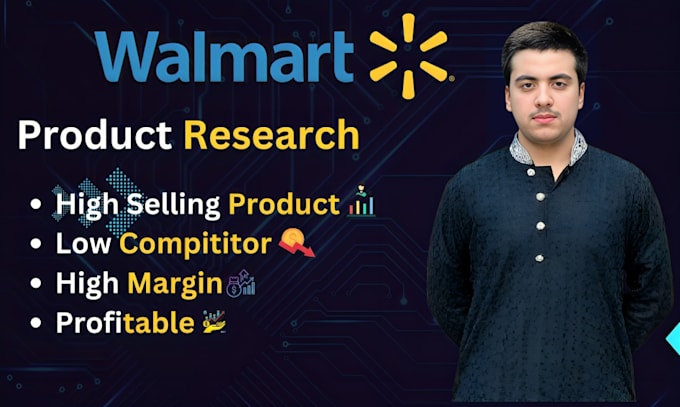 Gig Preview - Hunt profitable walmart product and wfs listing