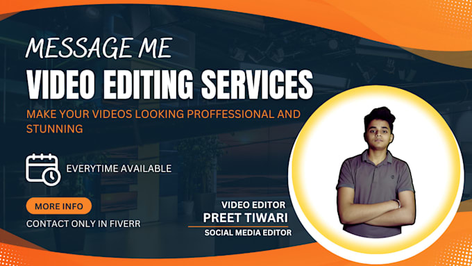 Gig Preview - Do best video editing for social media