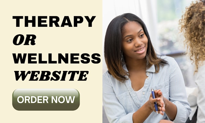 Gig Preview - Design a professional therapy website or wellness webite