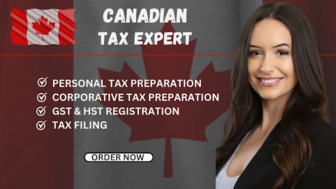 Gig Preview - Do canadian tax filing corporation tax income tax CPA tax return t1 t2