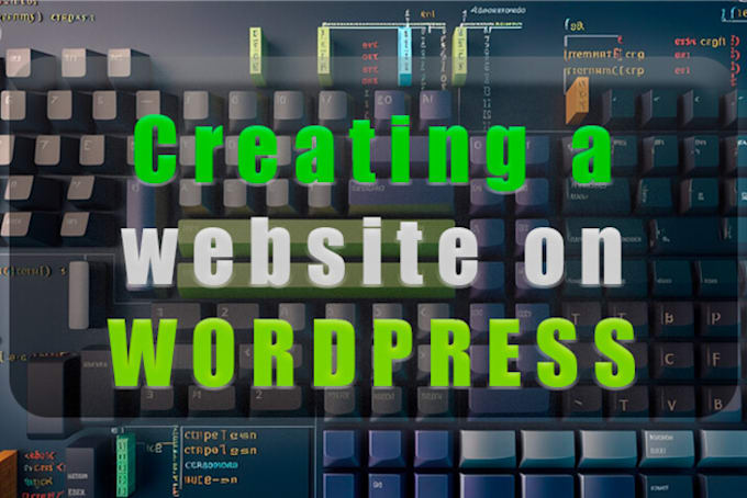 Gig Preview - Creating a website on wordpress