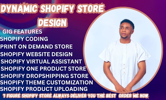 Gig Preview - Shopify virtual assistant shopify store manager for sale marketing cro USA UK