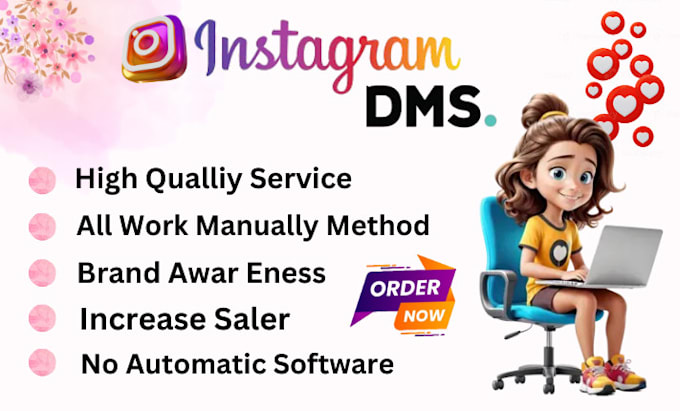 Bestseller - do instagram marketing and send a direct message or dms