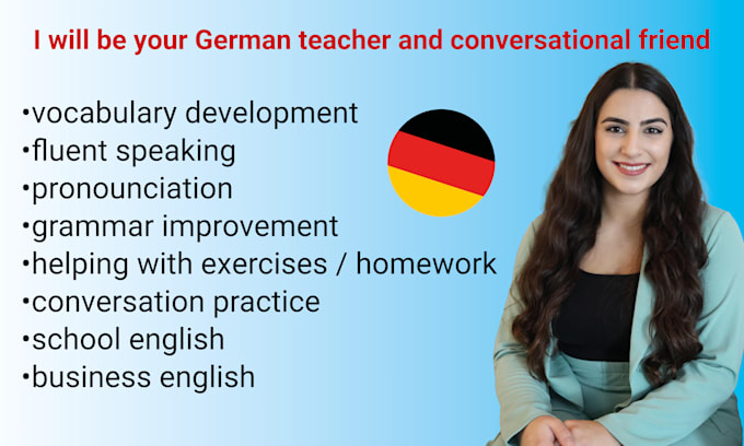 Gig Preview - Give you german teaching lessons as a native