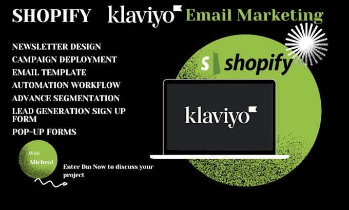 Gig Preview - Do klaviyo shopify, integration setup, email flows