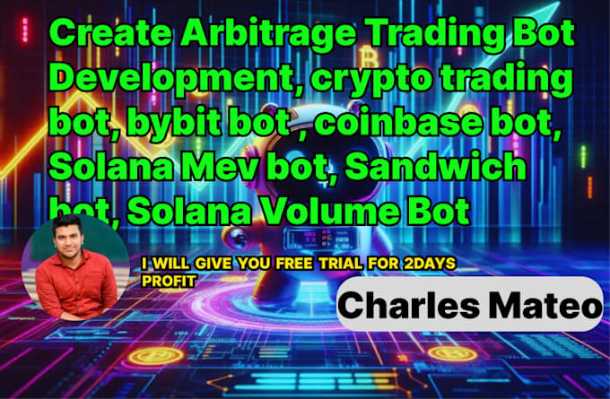 Gig Preview - Develop arbitrage bot, crypto bot development, crypto trading bot