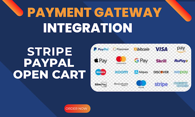 Gig Preview - Integrate paypal,stripe,klarna,square,apple, googlepay,applepay payment gateway