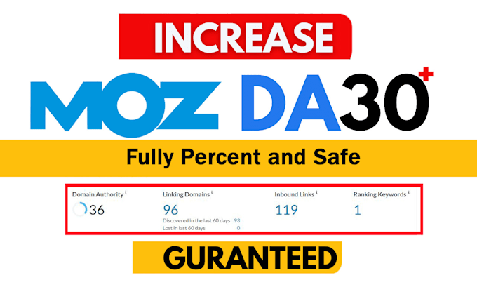 Gig Preview - Increase moz da domain authority 30 plus