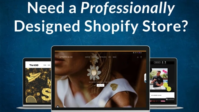 Bestseller - develop, design and kickstart your ecommerce shopify website