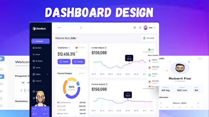 Gig Preview - Design saas CRM and admin dashboard UI UX design in figma odoo website saas erp