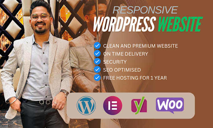 Gig Preview - Build wordpress website, revamp wordpress design, redesign website develo