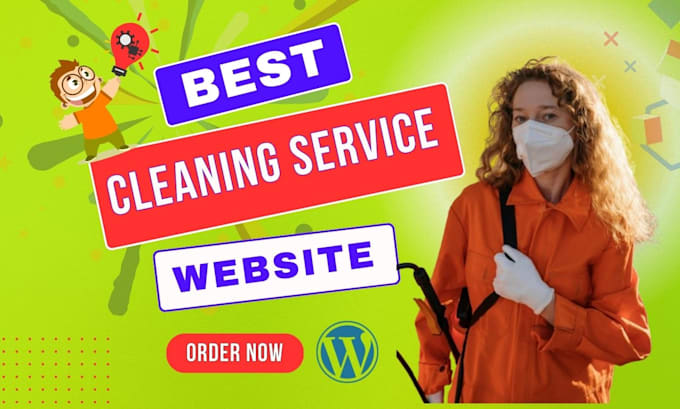 Gig Preview - Build pest control, cleaning service website, junk removal, house cleaning