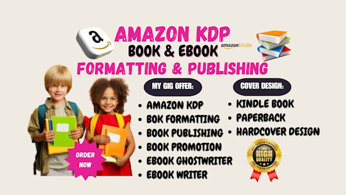 Gig Preview - Do KDP book editing, french ebook formatting, ghostwriting  publishing services