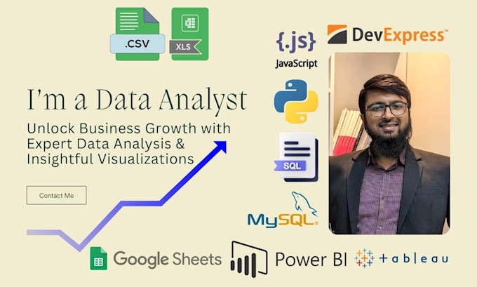 Gig Preview - Provide expert data analysis, insights, and visuals