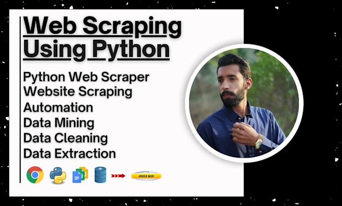 Gig Preview - Build accurate python web scrapers for web scraping, data extraction, and mining