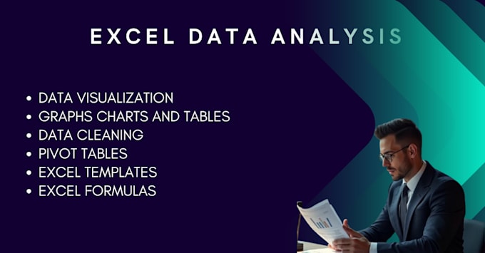 Bestseller - do expert data analysis, management and visualisation using ms excel