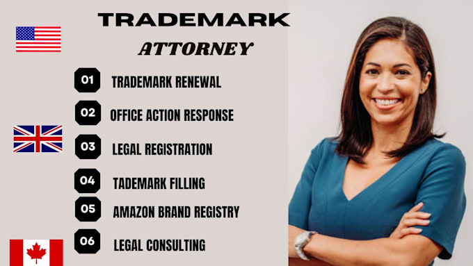 Gig Preview - Handle trademark registration, amazon brand registry in USA, canada, and UK