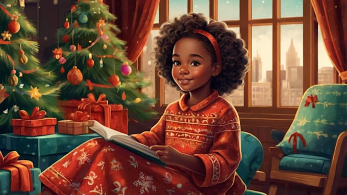 Gig Preview - Do christmas illustration, christian, biblical, children story book illustration