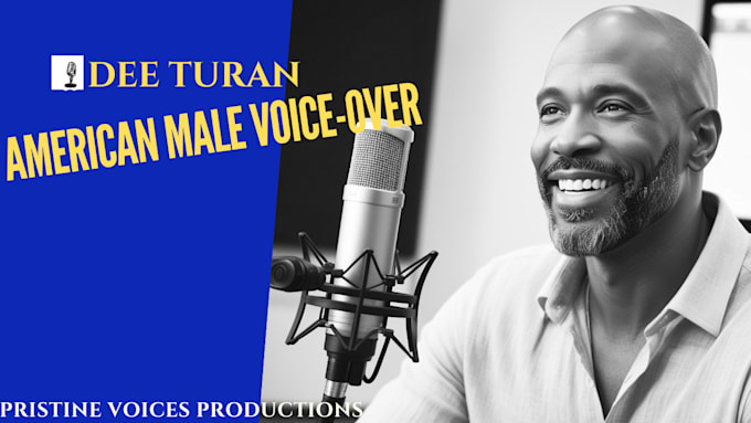 Bestseller - do a professional deep american male voice over for your project